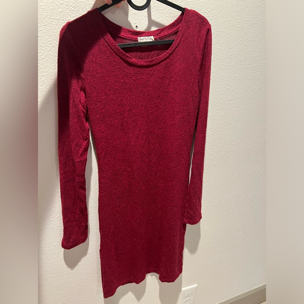 Heart & hips maroon dress size S